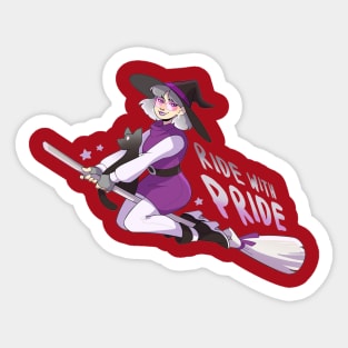 Ride With Pride Sticker